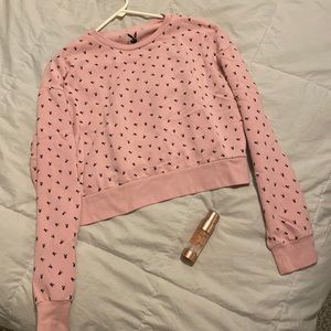 Playboy crop top/long sleeve